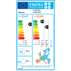 κλιματιστικό Hisense Easy Smart CA70BT4FG/CA70BT4FW(24000btu,inverter,wifi,r32,A++/A+++)