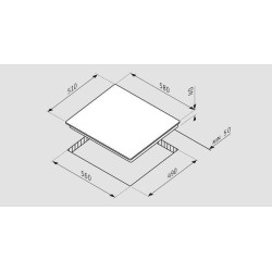 εστία Pyramis 58HL 536 (030057801,αυτόνομη,κεραμική) εστία Pyramis 58HL 536 (030057801,αυτόνομη,κεραμική)