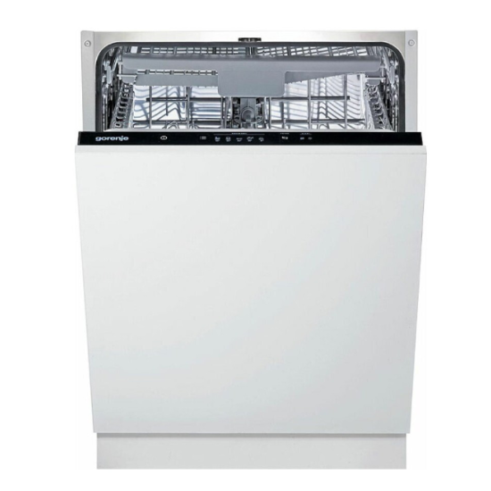 πλυντήριο πιάτων Gorenje GV620E10(εντοιχιζόμενο,60cm,E,033003101)