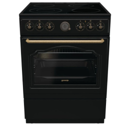 κουζίνα Gorenje GECS6B70CLB(71lt,ηλεκτρικός φούρνος με εστίες κεραμικές,034064201)