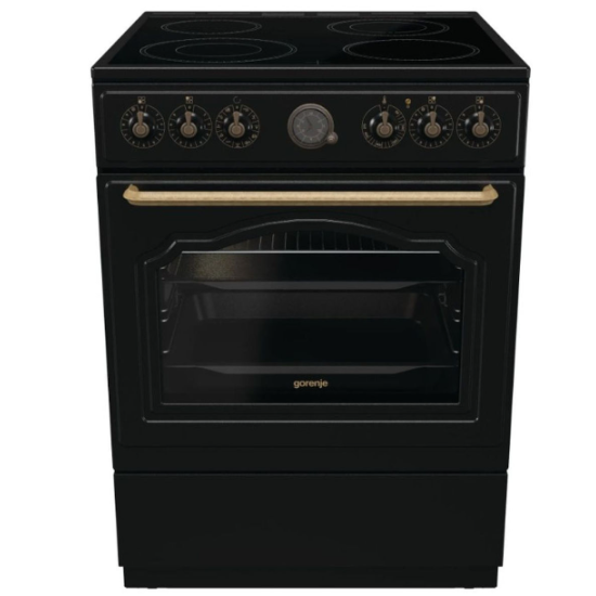κουζίνα Gorenje GECS6B70CLB(71lt,ηλεκτρικός φούρνος με εστίες κεραμικές,034064201)