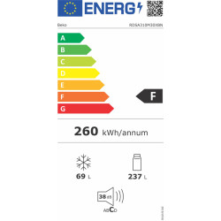 ψυγείο Beko RDSA 310M30 XBN(306lt,F,inox) ψυγείο Beko RDSA 310M30 XBN(306lt,F,inox)