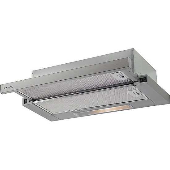 Απορροφητήρας Pyramis Συρόμενος Power Slim 60cm Inox (065032901)