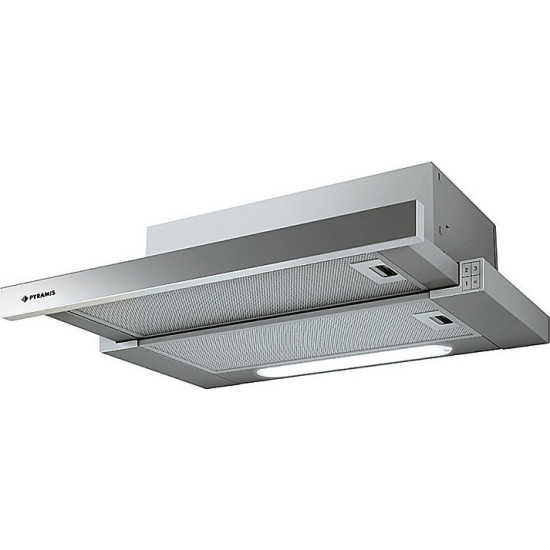 απορροφητήρας Pyramis Essential Συρόμενος Slim Turbo 60cm Inox 065006401