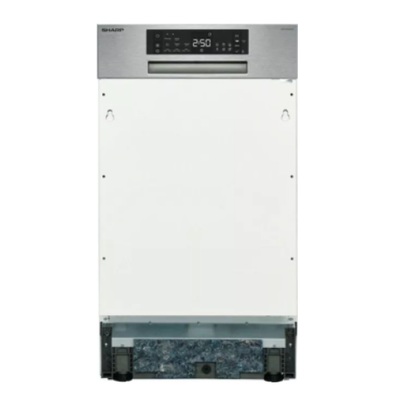 πλυντήριο πιάτων Sharp QW-NS23S47EI(45cm,εντοιχιζόμενο,E)