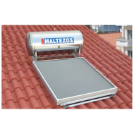 ηλιακός θερμοσίφωνας MALTEZOS MALT H 125 L(3E / INOX SAC 100 x 150 R Τριπλής Ενέργειας)