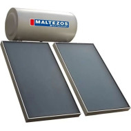 ηλιακός θερμοσίφωνας Maltezos Sunpower 200lt/2.7m² Glass Τριπλής Ενέργειας(2 x SAC 90 X 150)
