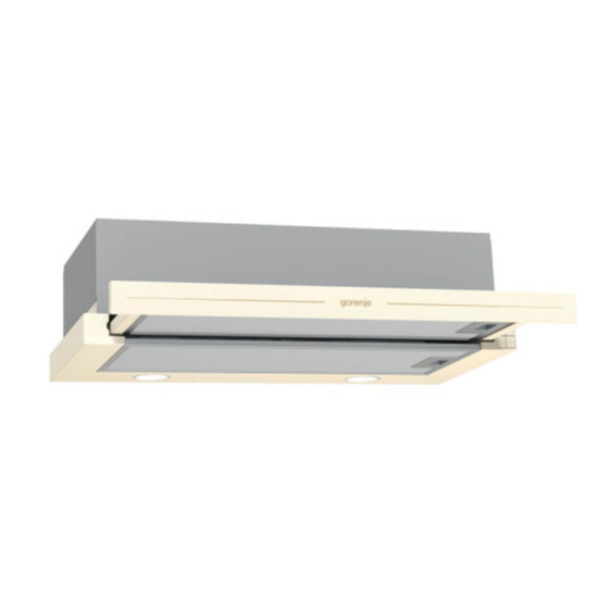 Απορροφητήρας Gorenje BHP62CLI(συρόμενος,60watt,065038301)