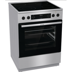 κουζίνα Gorenje GECS6C70XPA(71lt,ηλεκτρικός φούρνος με εστίες κεραμικές,034063601)