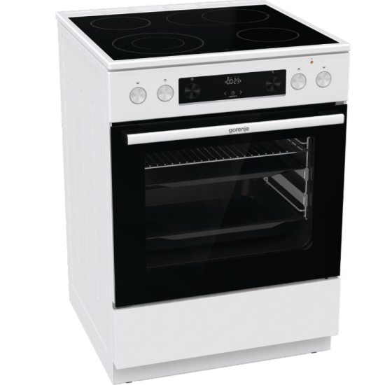 κουζίνα Gorenje GECS6C70WPA(71lt,ηλεκτρικός φούρνος με εστίες κεραμικές,034063501)
