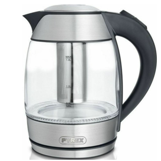 Βραστήρας Pyrex SB-450 Luxx(1.8lt,2200W,Inox)(333012)