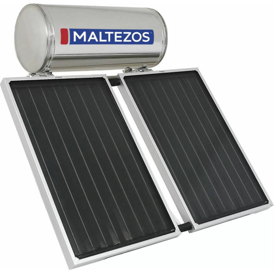 ηλιακός θερμοσίφωνας MALTEZOS MALT H 160Lt(2.7m² INOX 2 SAC 90x150 Διπλής Ενεργείας)