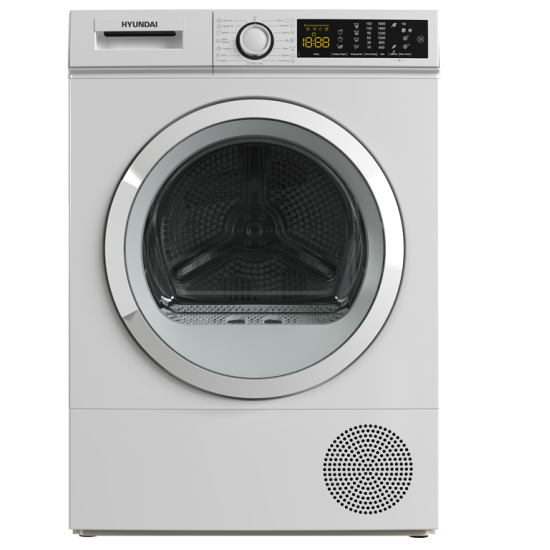 στεγνωτήριο Hyundai HTD22-10HP/W++(10kg A++ με Αντλία Θερμότητας)