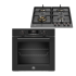 σετ Bertazzoni F60 9 PRO E S N + P60 4L PRO NE T(ηλεκτρικός/αερίου,76lt)