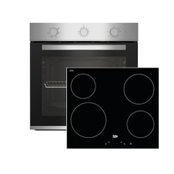 σετ Beko BBIE12100XC + HIC64400E(Φούρνος 66lt με Κεραμικές Εστίες Inox) σετ Beko BBIE12100XC + HIC64400E(Φούρνος 66lt με Κεραμικές Εστίες Inox)