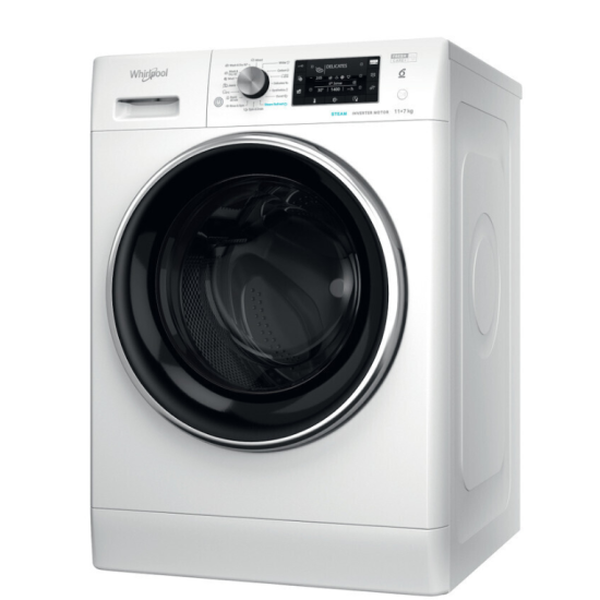 Πλυντήριο Στεγνωτήριο Whirlpool FFWDD 1176258 BCV EE(11kg&7kg,E/B)