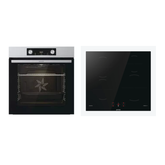 σετ Gorenje BO6737E02X & GI641BSC(φούρνος 77lt/επαγωγική)