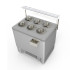 Crystal Festival 6  Inox Βιτρίνα Παγωτού 6 Θέσεων(256lt)