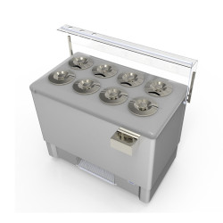 Crystal Festival 8 Inox Βιτρίνα Παγωτού 8 Θέσεων(346lt) Crystal Festival 8 Inox Βιτρίνα Παγωτού 8 Θέσεων(346lt)