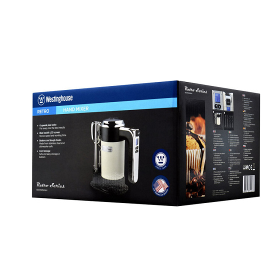 Westinghouse WKHM250WH (22028) (Μίξερ Χειρός Retro ΚΡΕΜ 350W)
