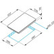 Εστία Pyramis 247 (domino,εμαγιέ,Inox)(030061401)