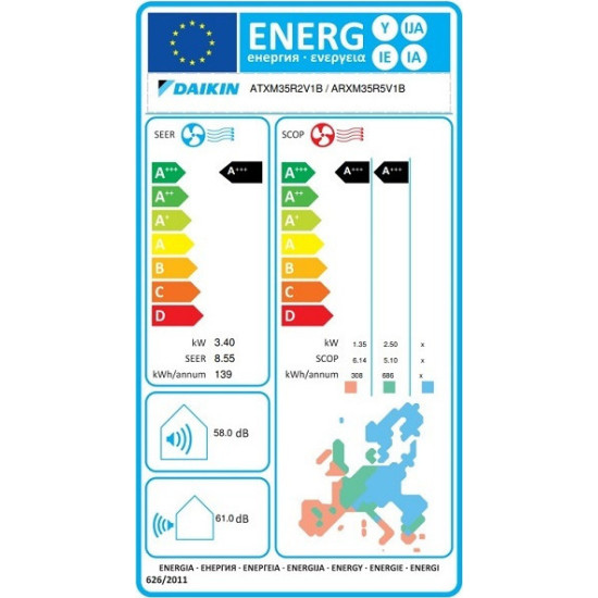 κλιματιστικό Daikin Siesta Perfera ATXM35R/ARXM35R(r32,12.000 Btu/h,A+++/A+++,inverter)