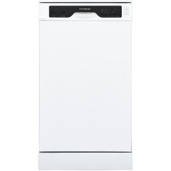 πλυντήριο πιάτων Hyundai HDW19-4560/W (ελεύθερο,45cm,E)