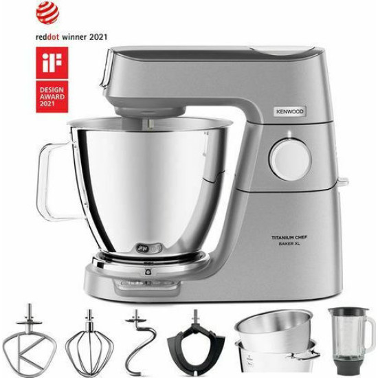 Κουζινομηχανή Kenwood KVL85.124SI Chef Baker XL (1200W με Ανοξείδωτο Κάδο 7lt) (5 ΕΤΗ ΕΓΓΥΗΣΗ ΣΤΟ ΜΟΤΕΡ)