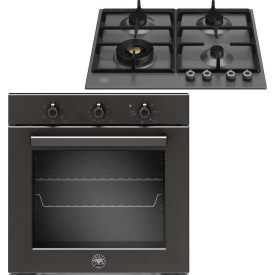 σετ Bertazzoni F60 5 PRO E K N + P60 4L PRO NE(ηλεκτρικός/αερίου,76lt)