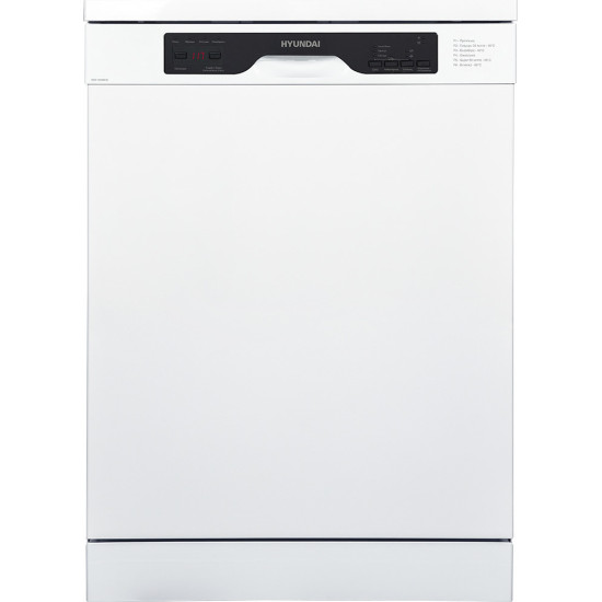 πλυντήριο πιάτων Hyundai HDW19-6060/W (ελεύθερο,60cm,E)