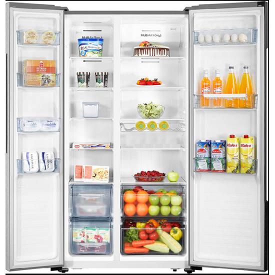 Ψυγείο Hisense RS677N4BIE(no frost,519lt,E,inox)