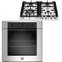 σετ BERTAZZONI F60 9 MOD E K X + la germania P60 4L MOD X(ηλεκτρικός/αερίου,76lt)