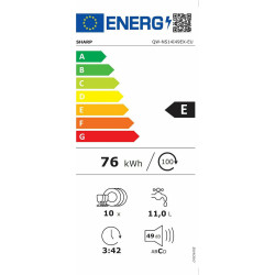 πλυντήριο πιάτων Sharp QW-NS14I49EX(εντοιχιζόμενο,45cm,E) πλυντήριο πιάτων Sharp QW-NS14I49EX(εντοιχιζόμενο,45cm,E)