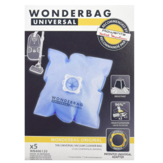 Σακούλες Σκούπας 5τμχ Rowenta Wonderbag RA-WB406120