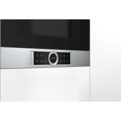 φούρνος μικροκυμάτων Bosch BEL634GS1 με Grill 21lt (900watt,εντοιχιζόμενος)