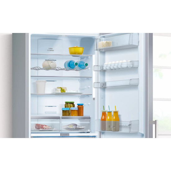Ψυγειοκαταψύκτης Pitsos PKNB49XIEP (438lt,E,no frost,inox)
