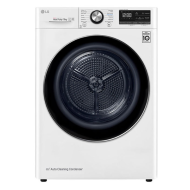 στεγνωτήριο LG RC90V9AV2W(9KG,A+++,με αντλία θερμότητας,Υβριδικό)