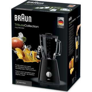 Braun JB 3060 BK Μπλέντερ με Γυάλινη Κανάτα 800Watt Μαύρο