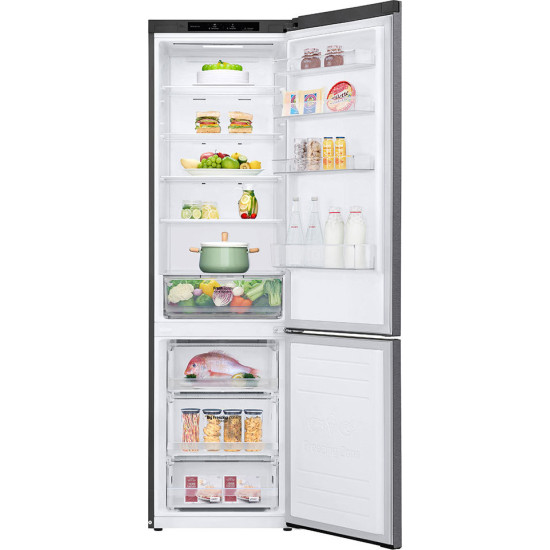 ψυγειοκαταψύκτης LG GBP32DSLZN (384lt,E,no frost,inox)