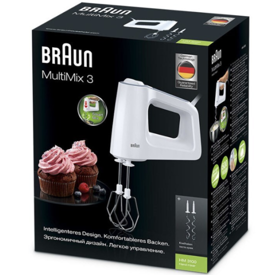 Braun HM 3100 WH μίξερ χειρός(500watt)