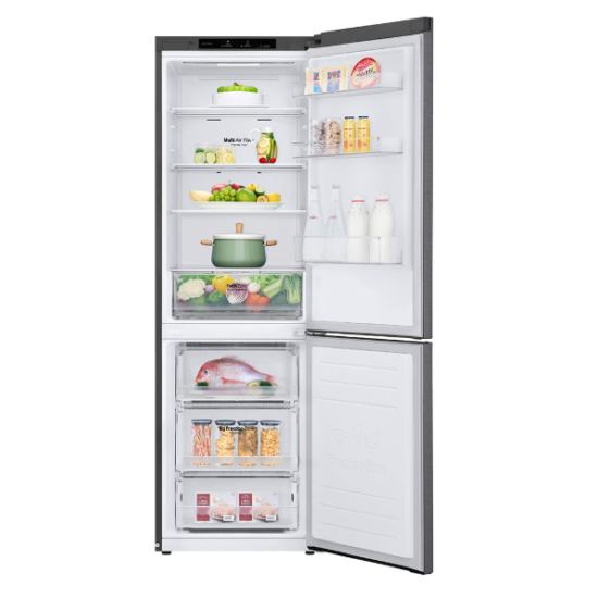 Ψυγειοκαταψύκτης LG GBP31DSLZN (337lt,E,no frost,inox)