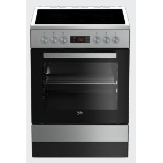 κουζίνα Beko FSM 67320DXT(κεραμική,72lt)