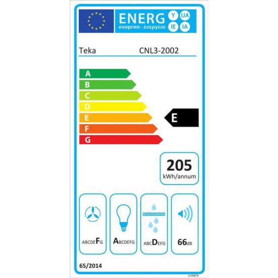 απορροφητήρας Teka CNL 6610 60cm Inox F.871.SS