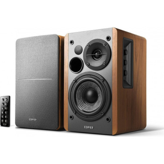 Edifier R1280DB Αυτοενισχυόμενα Ηχεία 2 Δρόμων ισχύος 42W (Ζεύγος,Bluetooth,Brown)