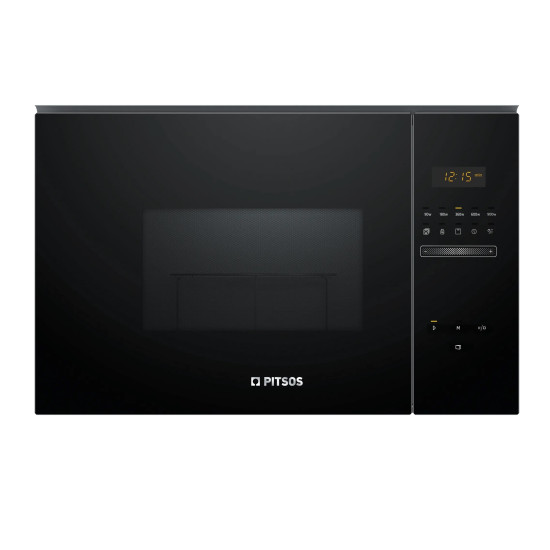 Εντοιχιζόμενος Φούρνος Μικροκυμάτων Pitsos PG30W75X2 με Grill 25lt