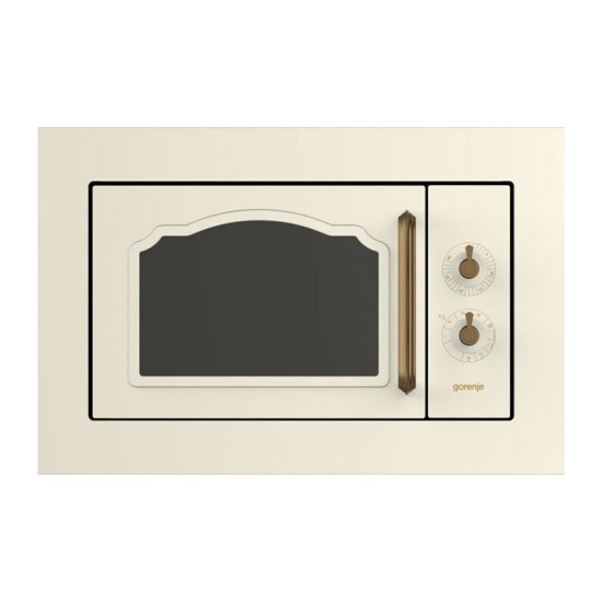 φούρνος μικροκυμάτων Gorenje BM235CLI (23lt,800watt,εντοιχίζομενος,Μπεζ) (034062001)