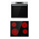 σετ Gorenje BSA6737E15X + ECT641BX (φούρνος 77lt/κεραμικές)