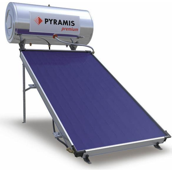 Ηλιακός Θερμοσίφωνας Pyramis Premium 160 λίτρων Glass (Διπλής Ενέργειας με 2.3τ.μ. Συλλέκτη)(026002301) Ηλιακός Θερμοσίφωνας Pyramis Premium 160 λίτρων Glass (Διπλής Ενέργειας με 2.3τ.μ. Συλλέκτη)(026002301)