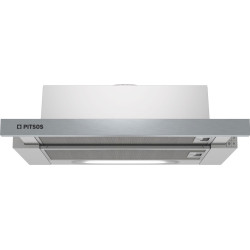 απορροφητήρας Συρόμενος Pitsos 2MIB60T 60cm,Inox
