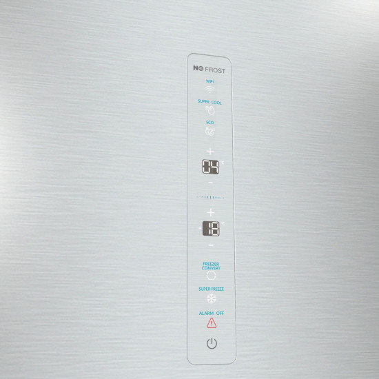 ψυγειοκαταψύκτης Hisense RB470N4SIC(wifi,Νo Frost,Inox,361lt,C)